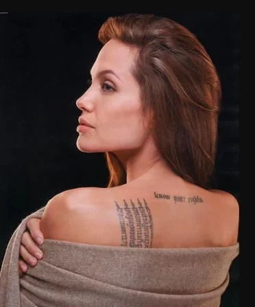 Angelina Jolie Just Put a Tattoo Baring Twist on O 20251022 063148