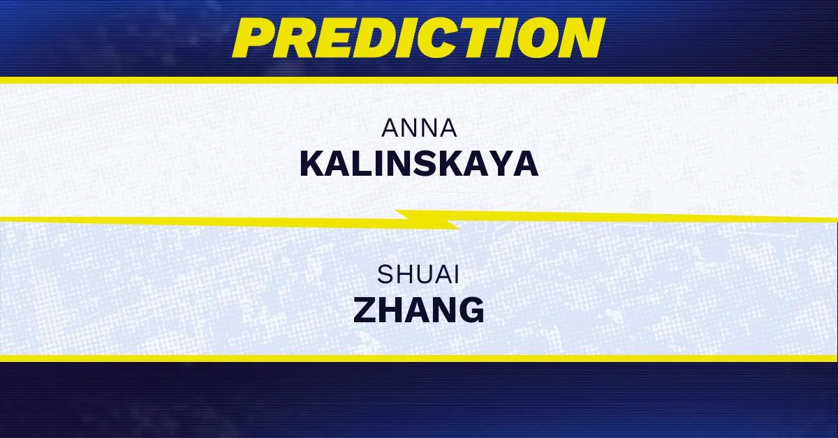 Anna Kalinskaya Vs Shuai Zhang Prediction Odds Pic 20251030 081941