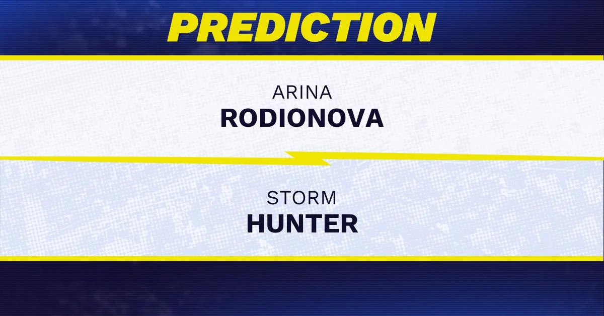Arina Rodionova Vs Storm Hunter Prediction Odds Pi 20251030 105905