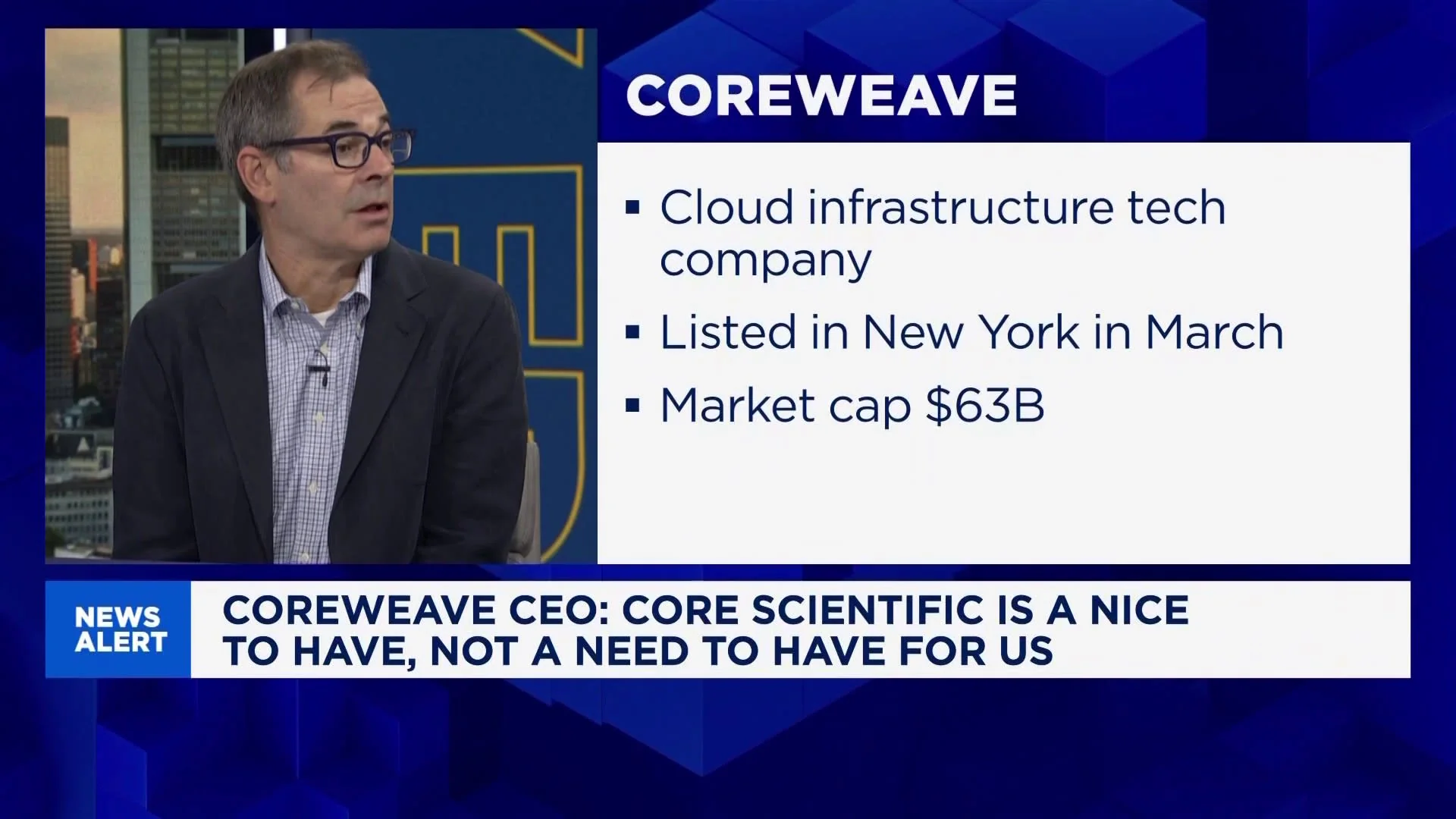 CoreWeave CEO says Core Scientific not a need to h 20251021 131951