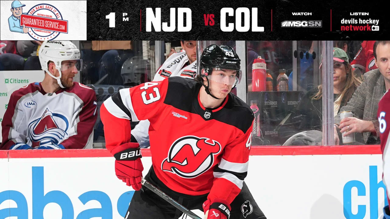 Devils Go for Homestand Sweep v Colorado PREVIEW 20251026 185641