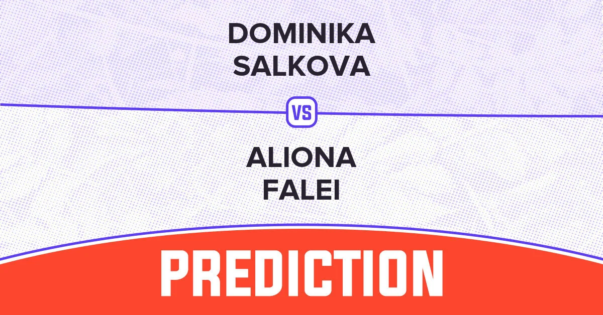 Dominika Salkova vs Aliona Falei Prediction WTA 20251027 063856