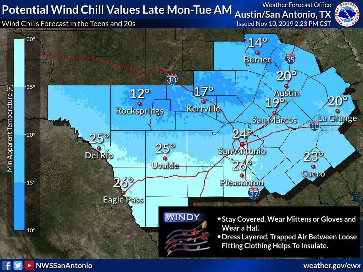 Dry cold front moves in Sunday bringing gusty afte 20251021 123503