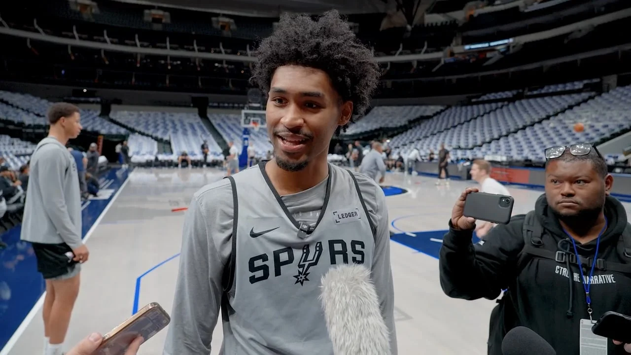 Dylan Harper Shootaround vs Dallas Mavericks 1022 20251026 230724
