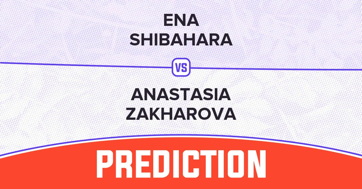 Ena Shibahara vs Anastasia Zakharova Prediction 20251027 082953