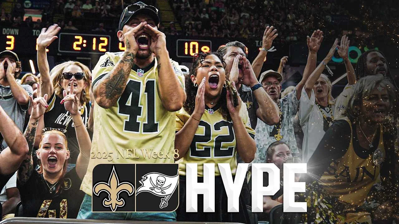 GET HYPE for Saints vs Buccaneers 2025 NFL Week 8 20251026 212409