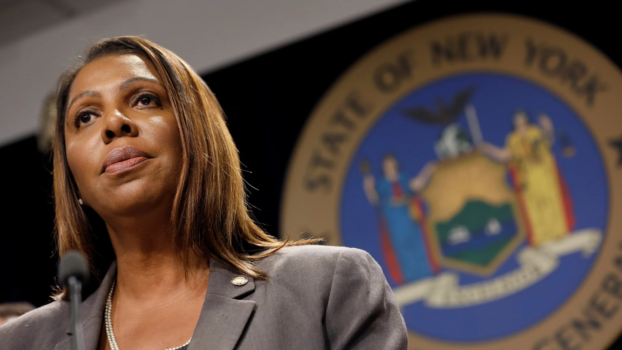 New York Attorney General Letitia James enters ple 20251024 205358