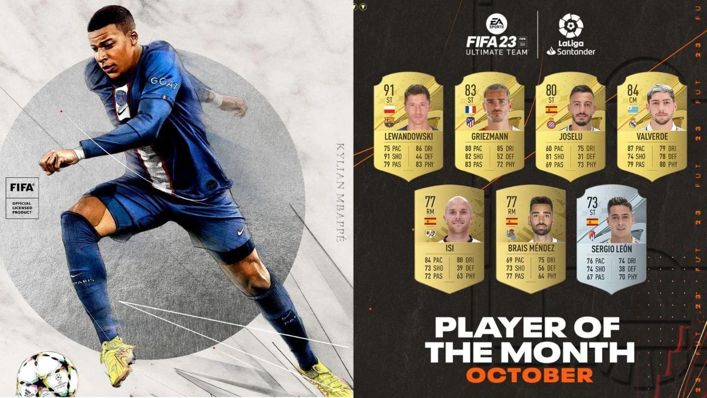 Nominees for the best player of October in La Liga 20251022 213639