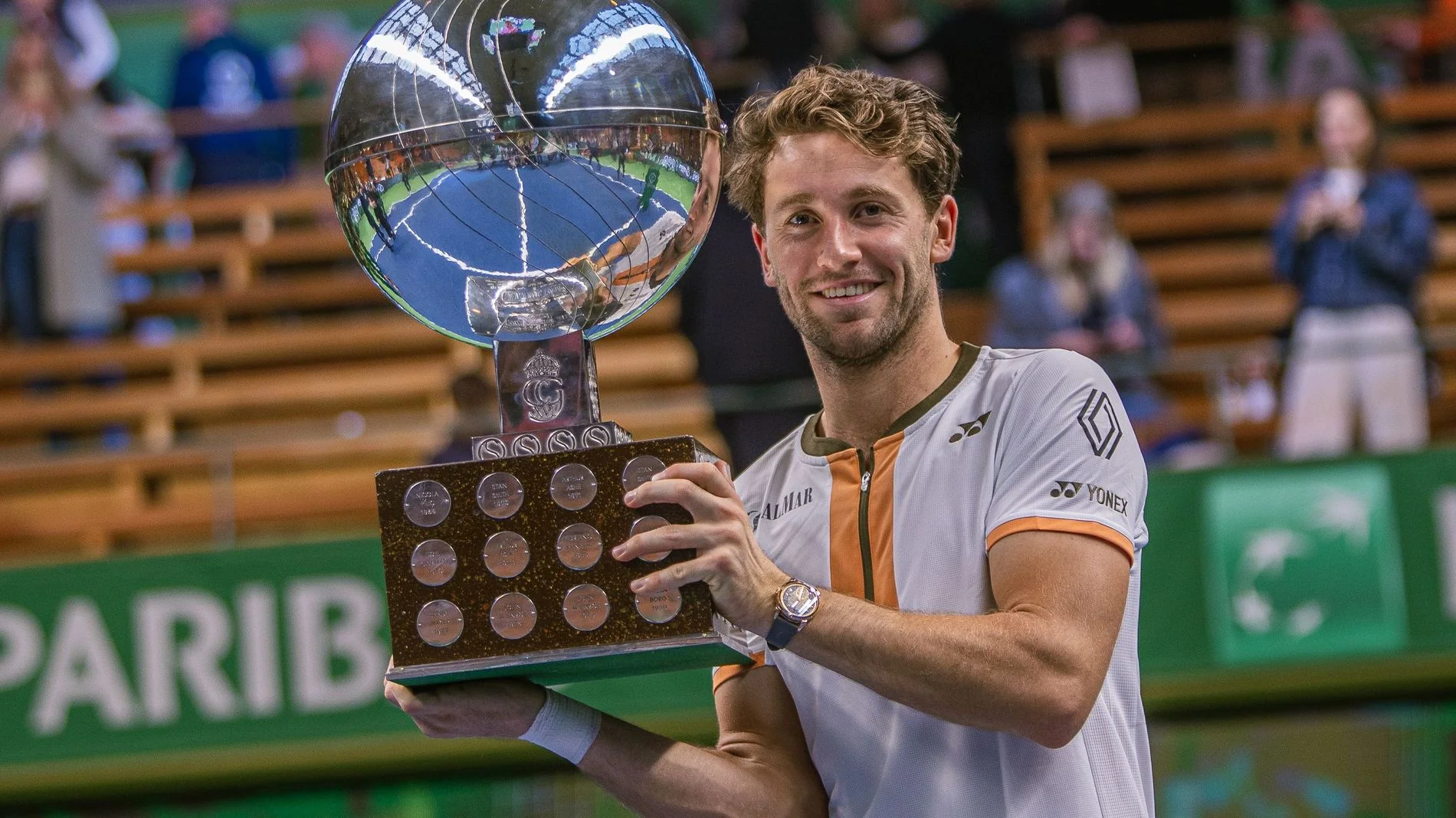 Norwegian tennis player Casper Ruud wins the Nordi 20251022 142544
