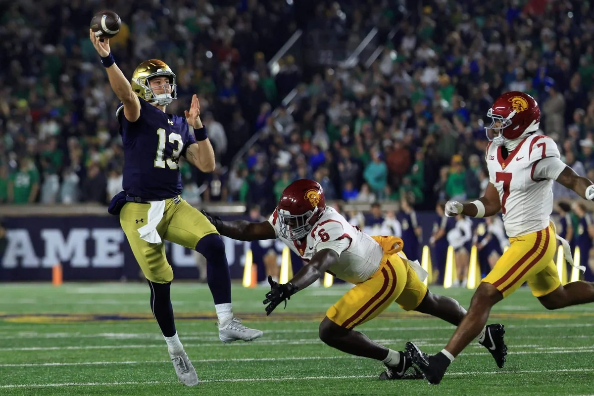 Notre Dame midseason superlatives Bad omens second 20251025 141701
