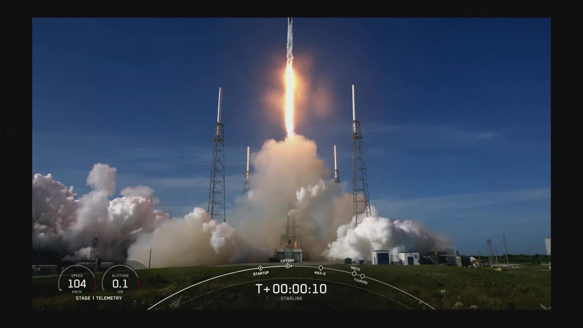 SpaceX launches Starlink satellites to orbit on Falcon 9 rockets record breaking 31st flight video 20251020 021904