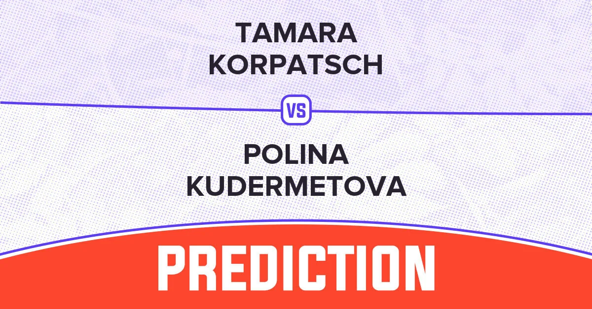 Tamara Korpatsch vs Polina Kudermetova Prediction 20251027 065345