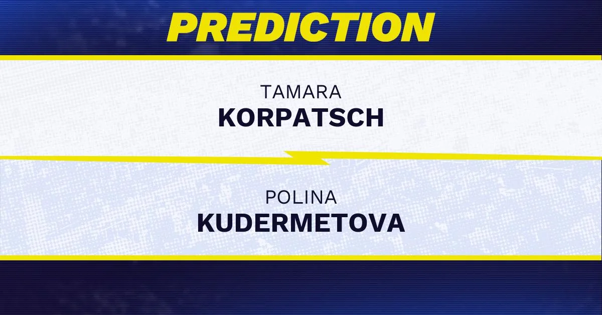 Tamara Korpatsch vs Polina Kudermetova prediction 20251027 065702