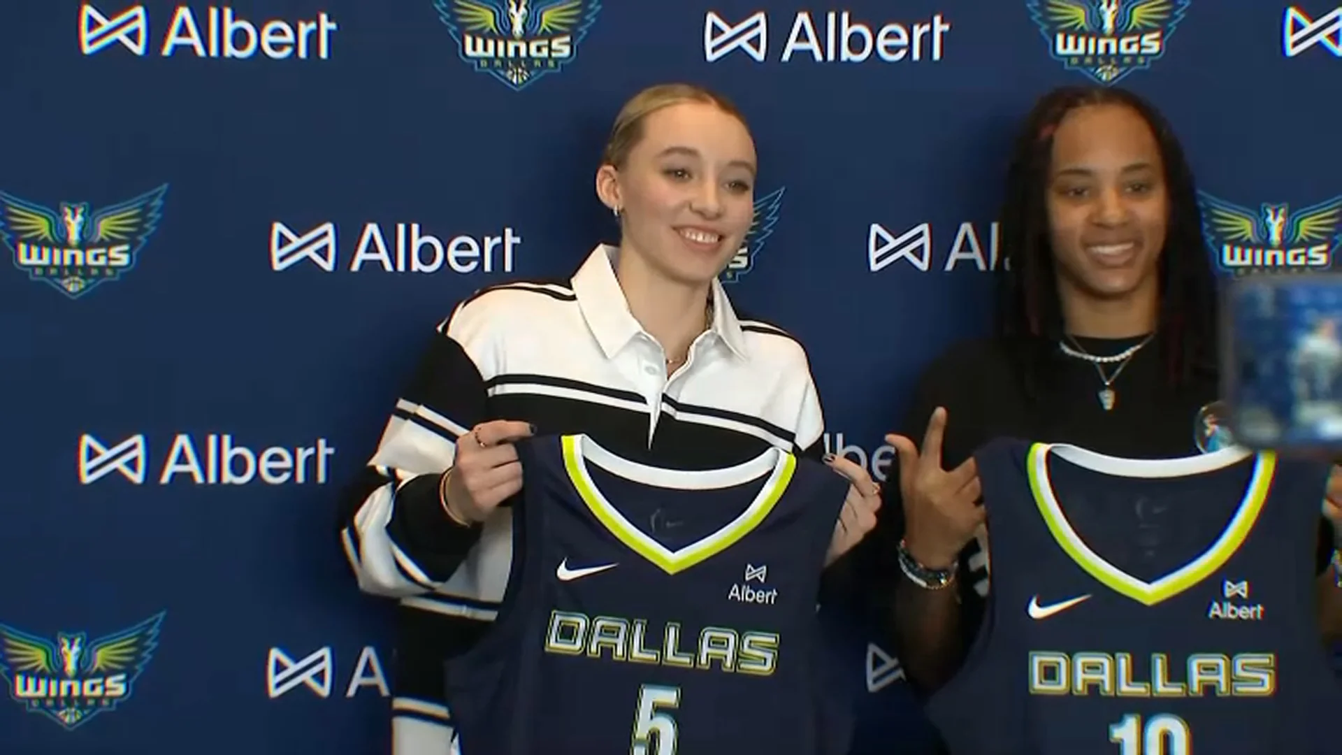Wings star Paige Bueckers links with reigning NBA 20251023 040509