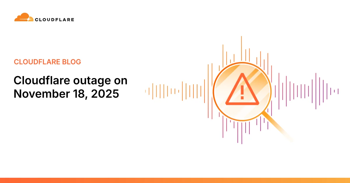 Cloudflare Outage On November 18 2025 20251120 112755