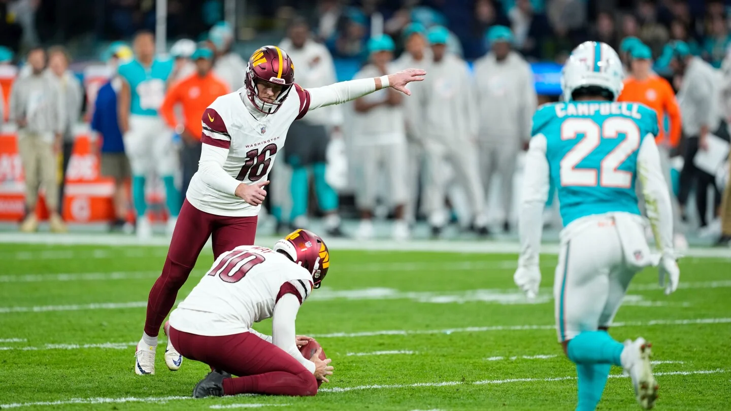 Commanders Cut Kicker Matt Gay 20251117 230117