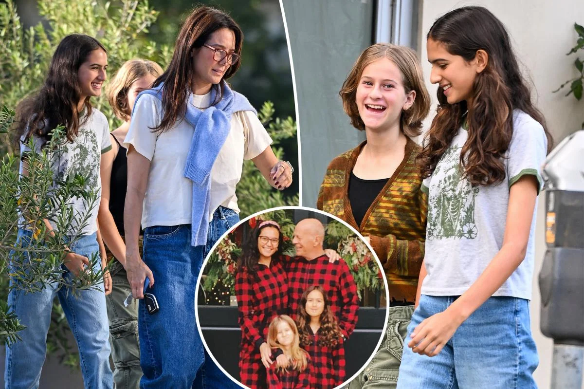 Emma Heming runs errands with young daughters she 20251112 045038