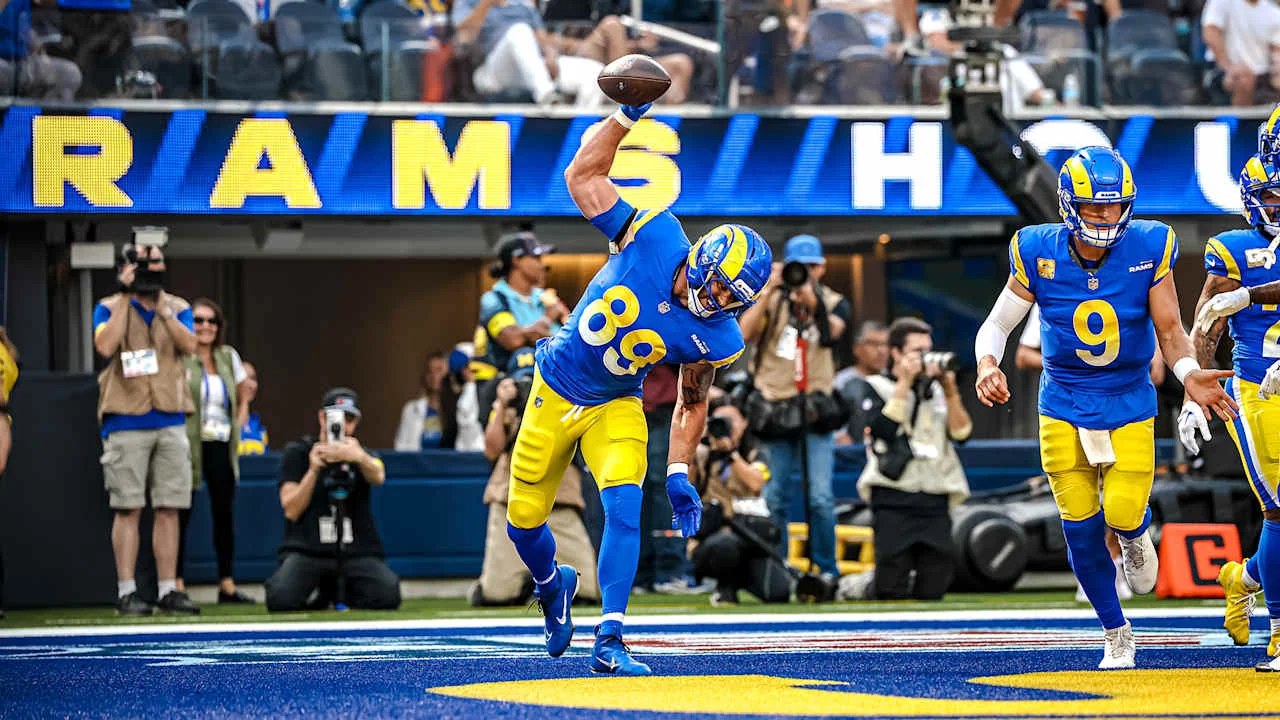 HIGHLIGHTS Rams TE Tyler Higbee catches for a touc 20251103 011735