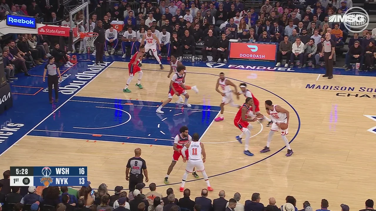 Highlights OG Anunoby 16 PTS Knicks vs Wizards N 20251106 051519