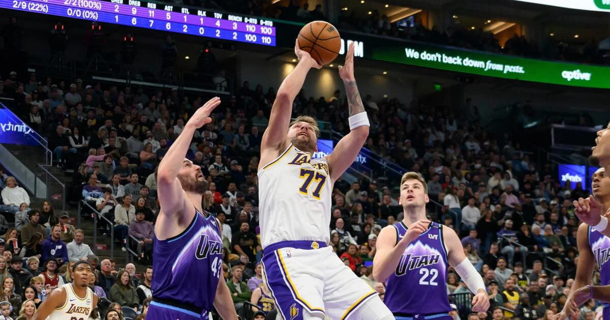 Luka Doncic helps Lakers hold off Jazz for fourth 20251126 065124