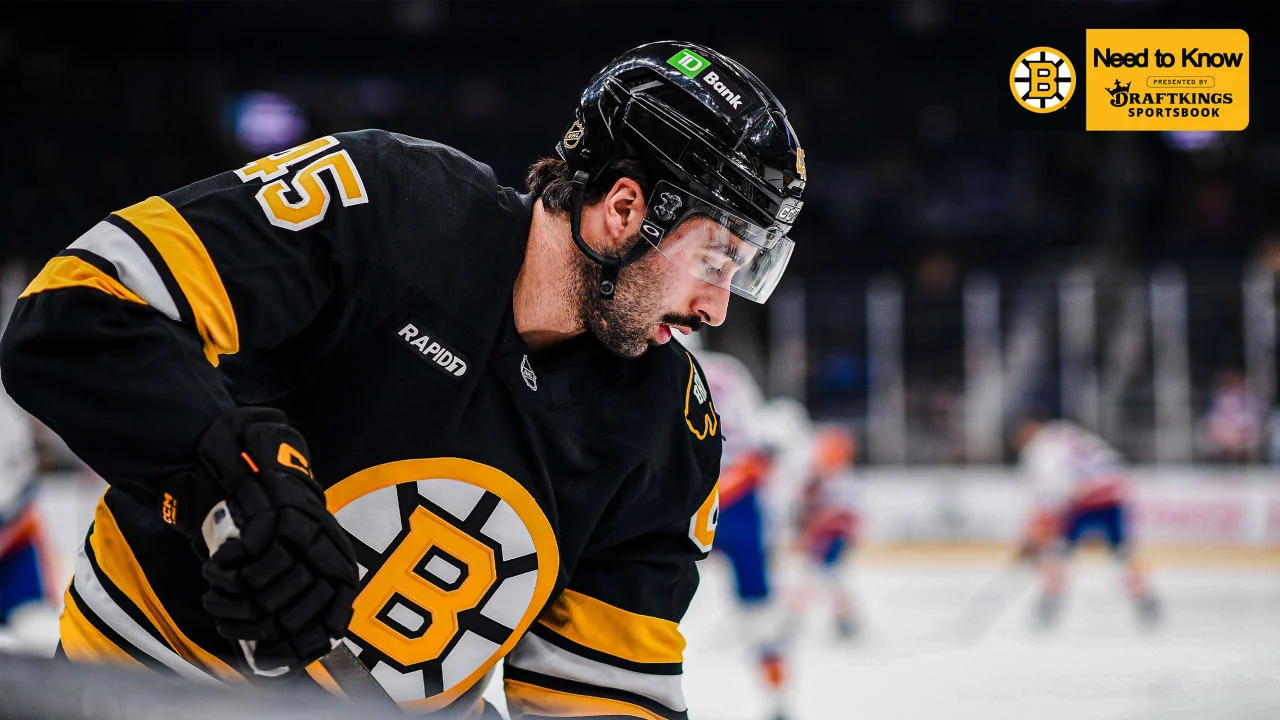 Need to Know Bruins at Islanders 20251105 020325