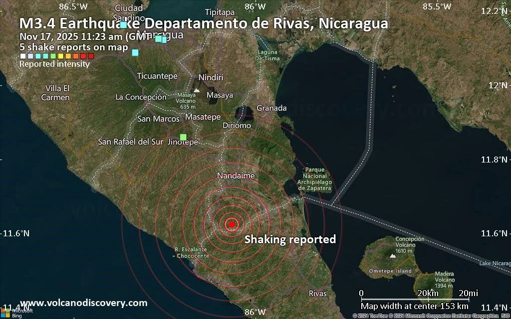 Seismic Like Event Possible Earthquake Reported Fe 20251118 091102