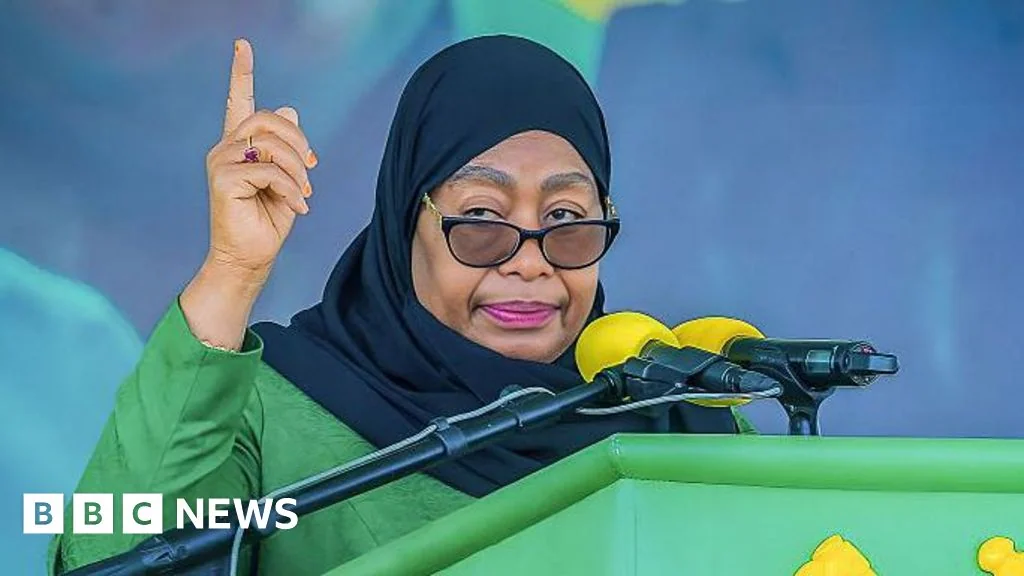 Tanzania elections Samia Suluhu Hassan sworn in as 20251104 110818