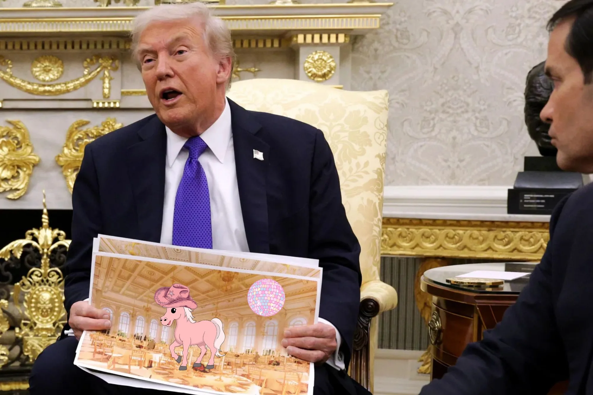 Trump Attends Private Pink Pony Club Performance A 20251119 084142
