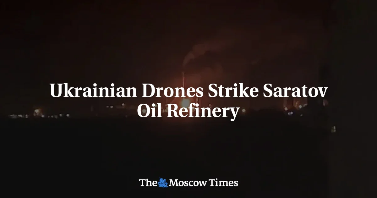 Ukrainian Drones Strike Saratov Oil Refinery 20251103 174845