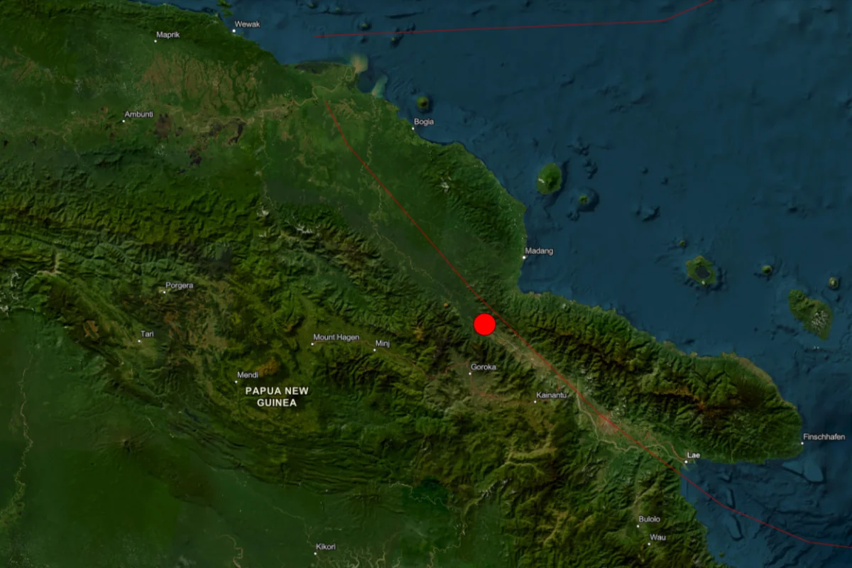 Big Earthquake Strikes Papua New Guinea 20251222 153748