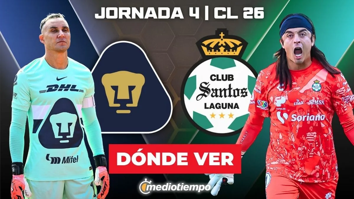 A que hora juega Pumas vs Santos Horario y canal E 20260131 043950