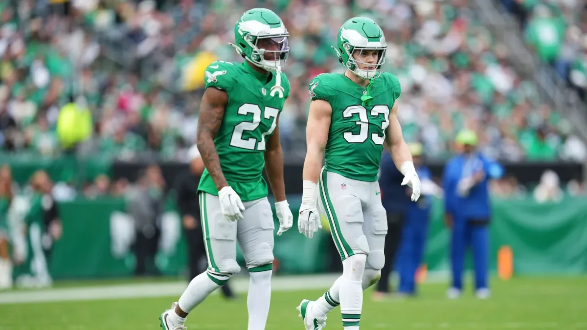 Eagles corners Cooper DeJean Quinyon Mitchell both 20260111 235819