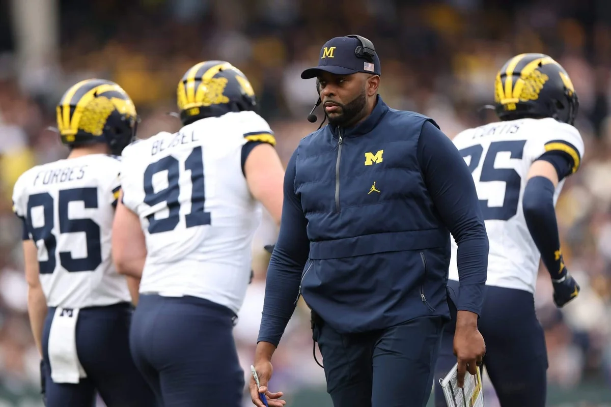 Ex Michigan coach Sherrone Moore appears in court 20260122 204906