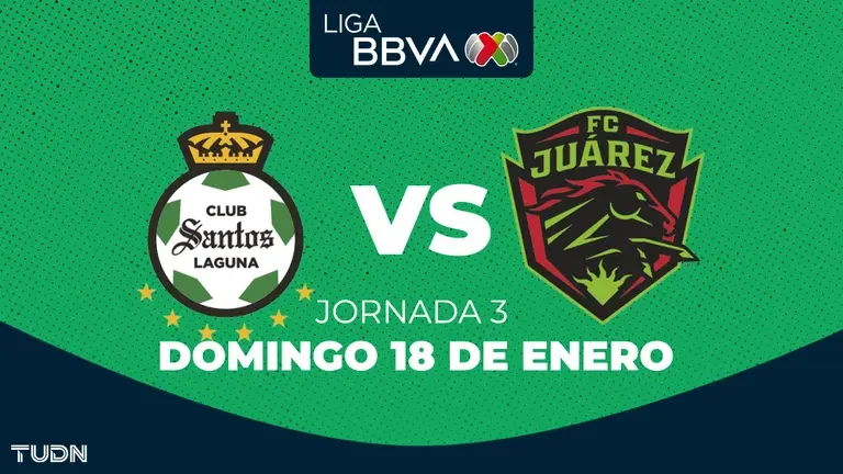 Horario y donde ver el Santos vs FC Juarez de la J 20260119 002528