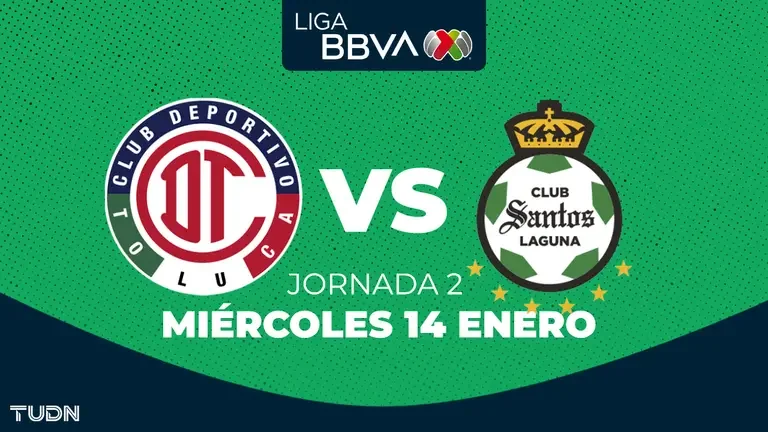 Horario y donde ver el Toluca vs Santos de la Jorn 20260115 045043