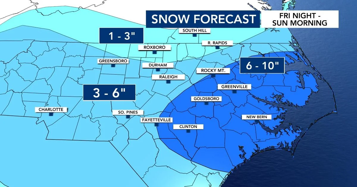 Most of North Carolina sees measurable snow Saturd 20260131 130026