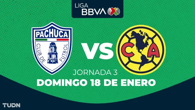 Pachuca vs America Horario y donde ver partido de 20260119 022842