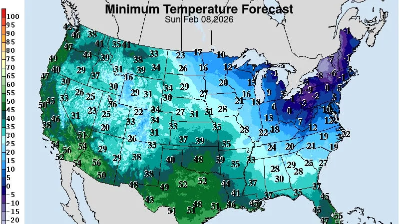 Coldest air of the whole winter in forecast Blame 20260206 125348