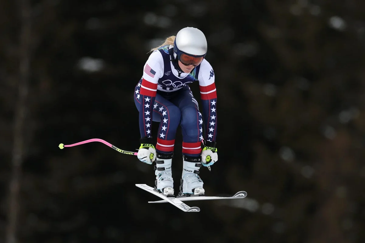 Lindsey Vonn on a torn ACL completes training run 20260207 053028