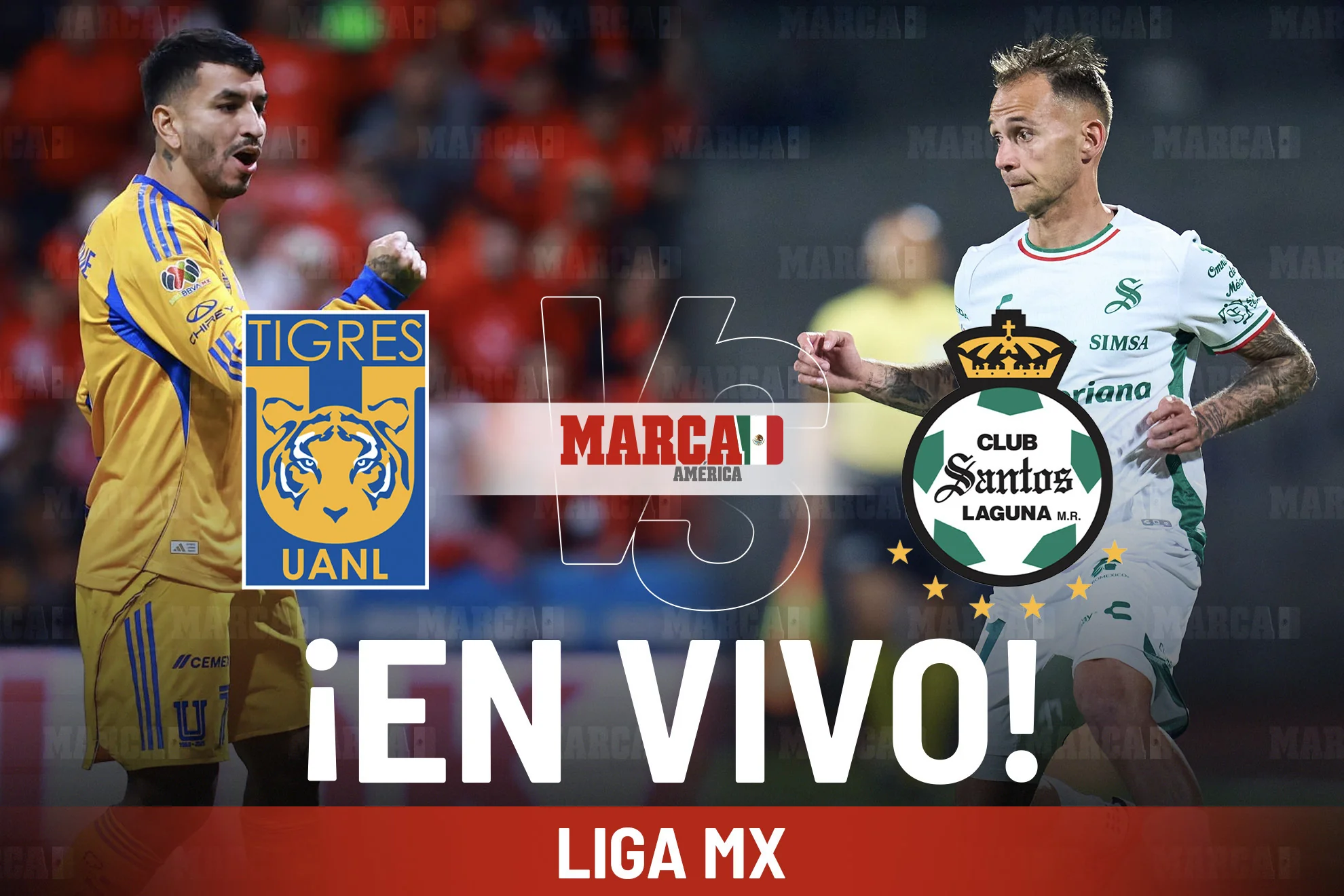 Tigres vs Santos EN VIVO Online Partido de Angel C 20260207 022430
