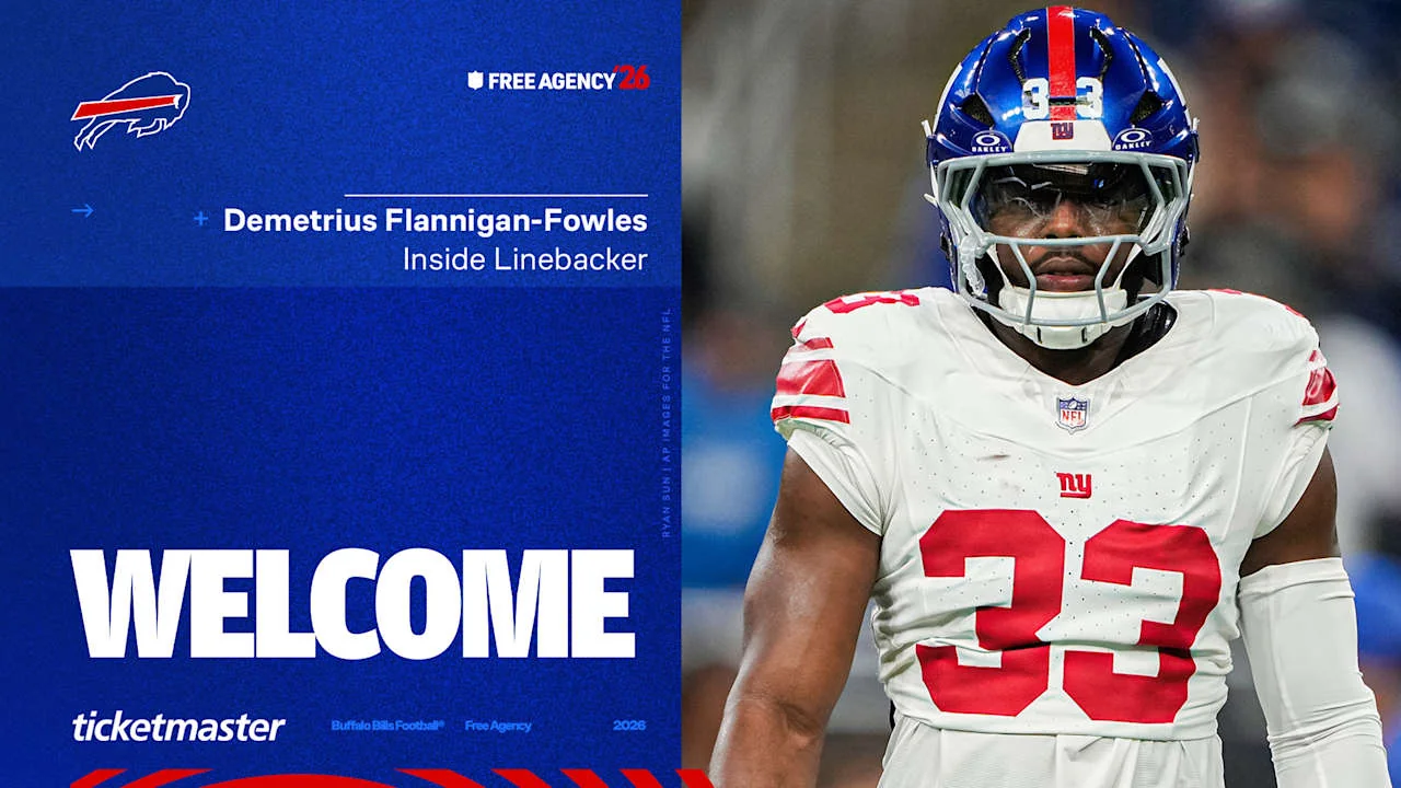 Bills sign ILB Demetrius Flannigan Fowles to one y 20260529 130228
