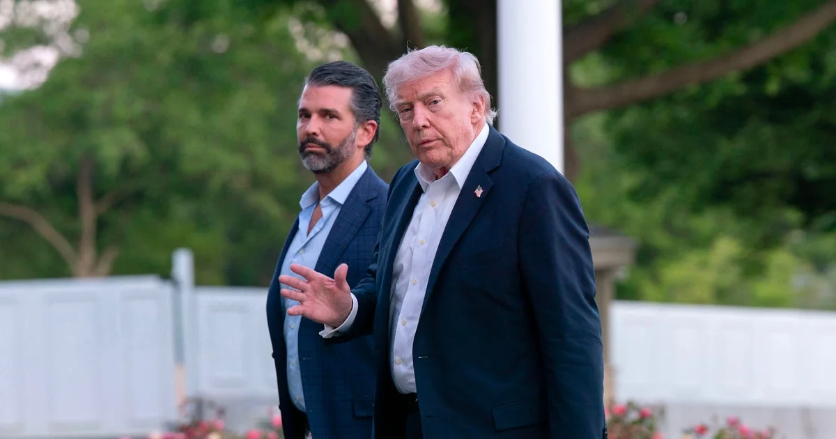 President Trump wont attend son Donald Trump Jrs w 20260530 160724
