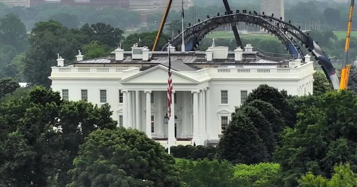 Stadium construction begins at White House for UFC 20260526 192319